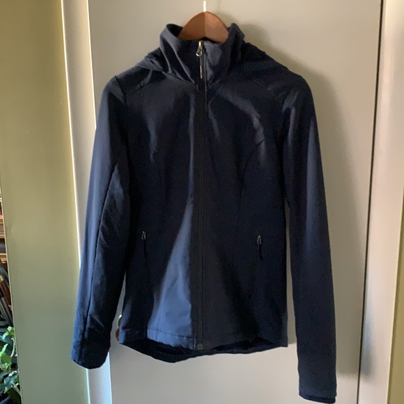 Fleece lined, navy blue - Picture 3 of 9